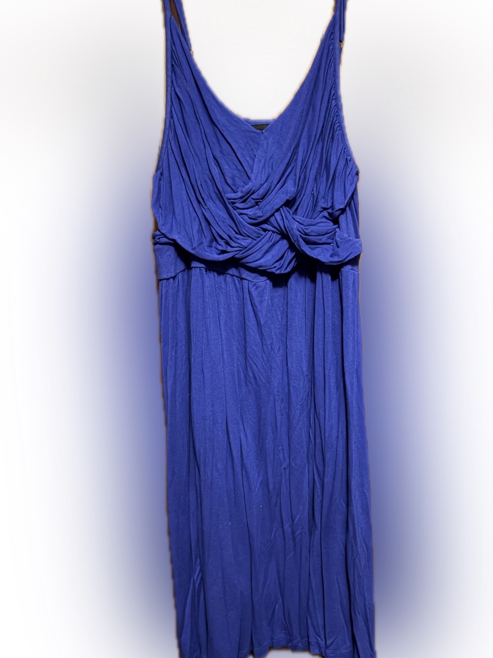 Mossimo Royal Blue Draped  Dress